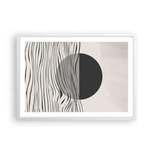 Poster in white frmae - Half Composition - 70x50 cm