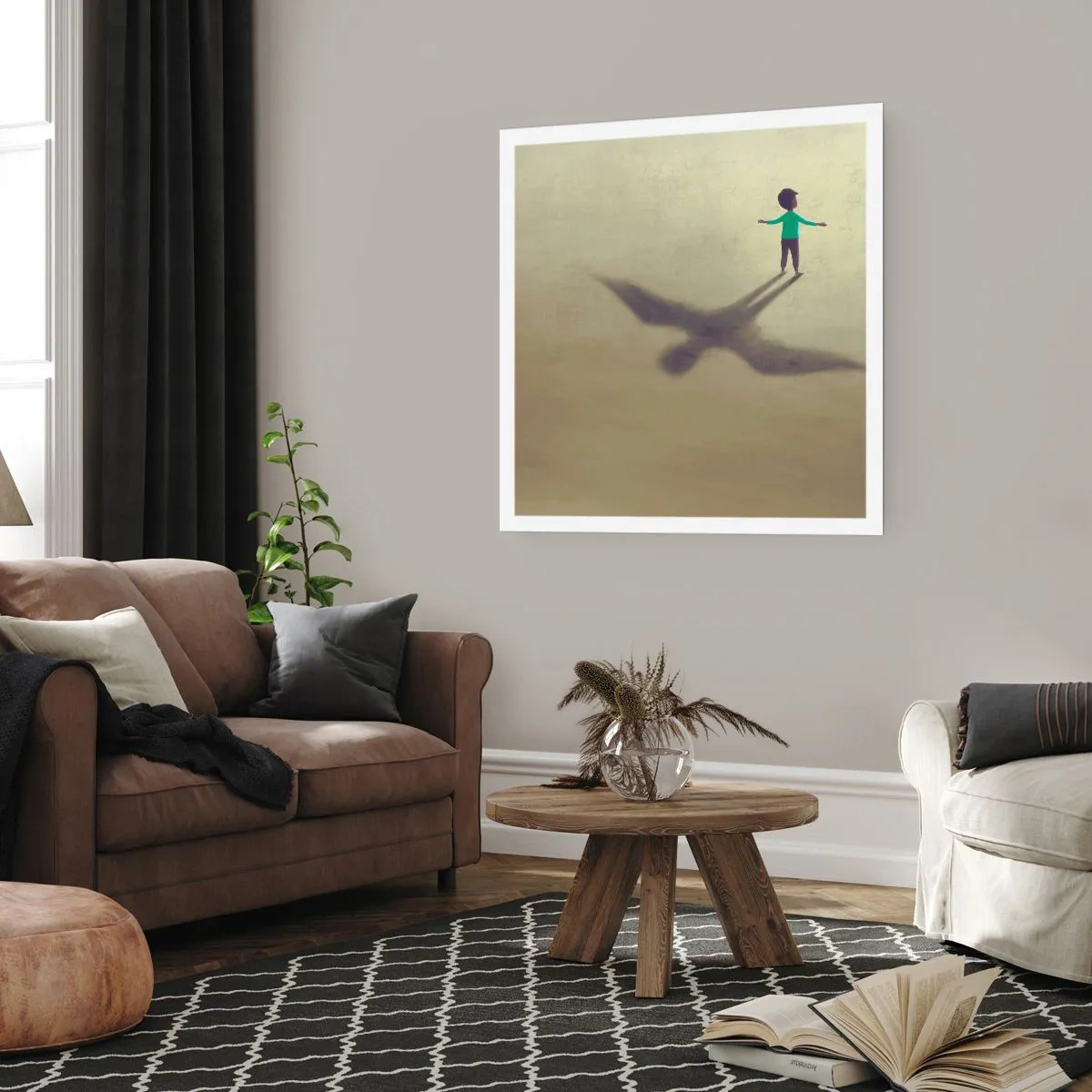 Poster - Hero of the Future - 60x60 cm