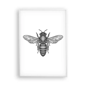 Poster in white frmae - Insect Portrait - 70x100 cm