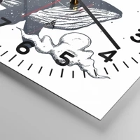 Clock face with numbers