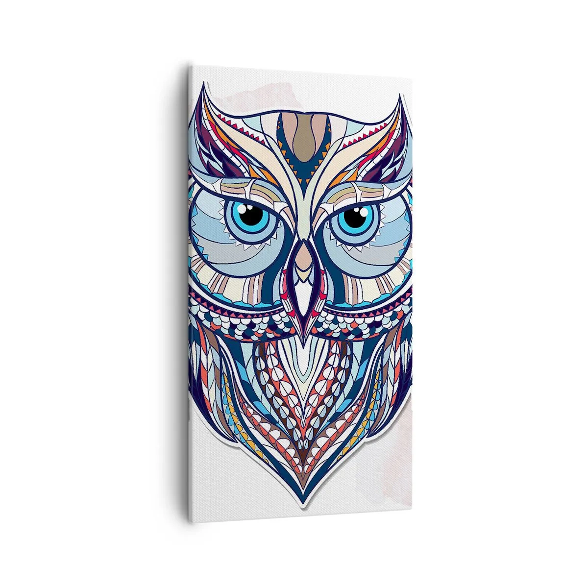 Canvas picture - Ornamental Owl - 55x100 cm