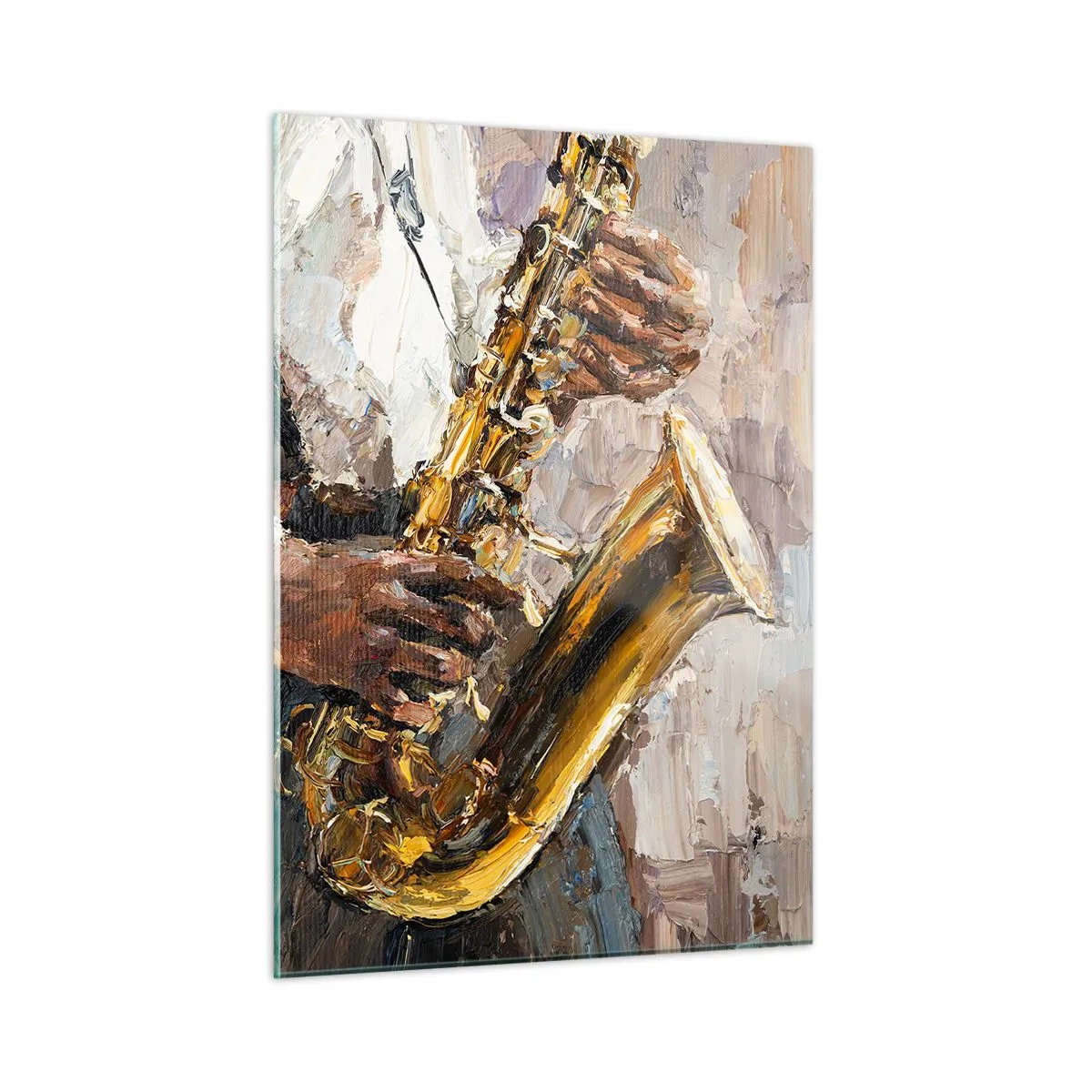 Glass picture - Time for a Solo - 50x70 cm
