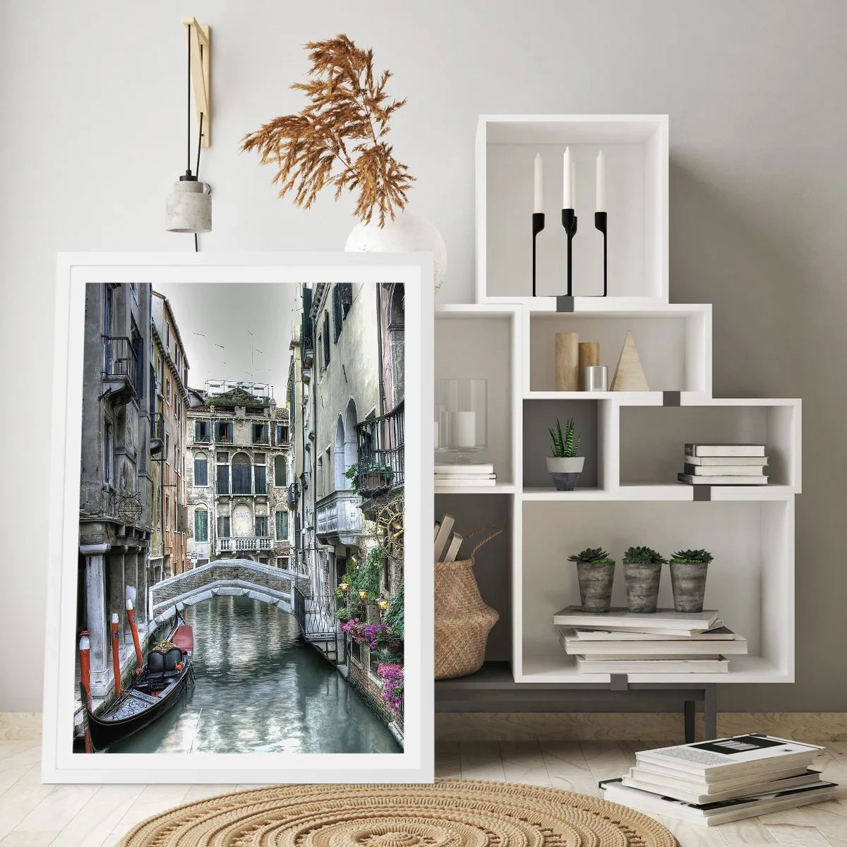 Poster in white frmae - For Centuries in Quiet Contemplation - 70x100 cm