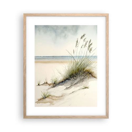 Poster in light oak frame - Pampered by the Wind - 40x50 cm
