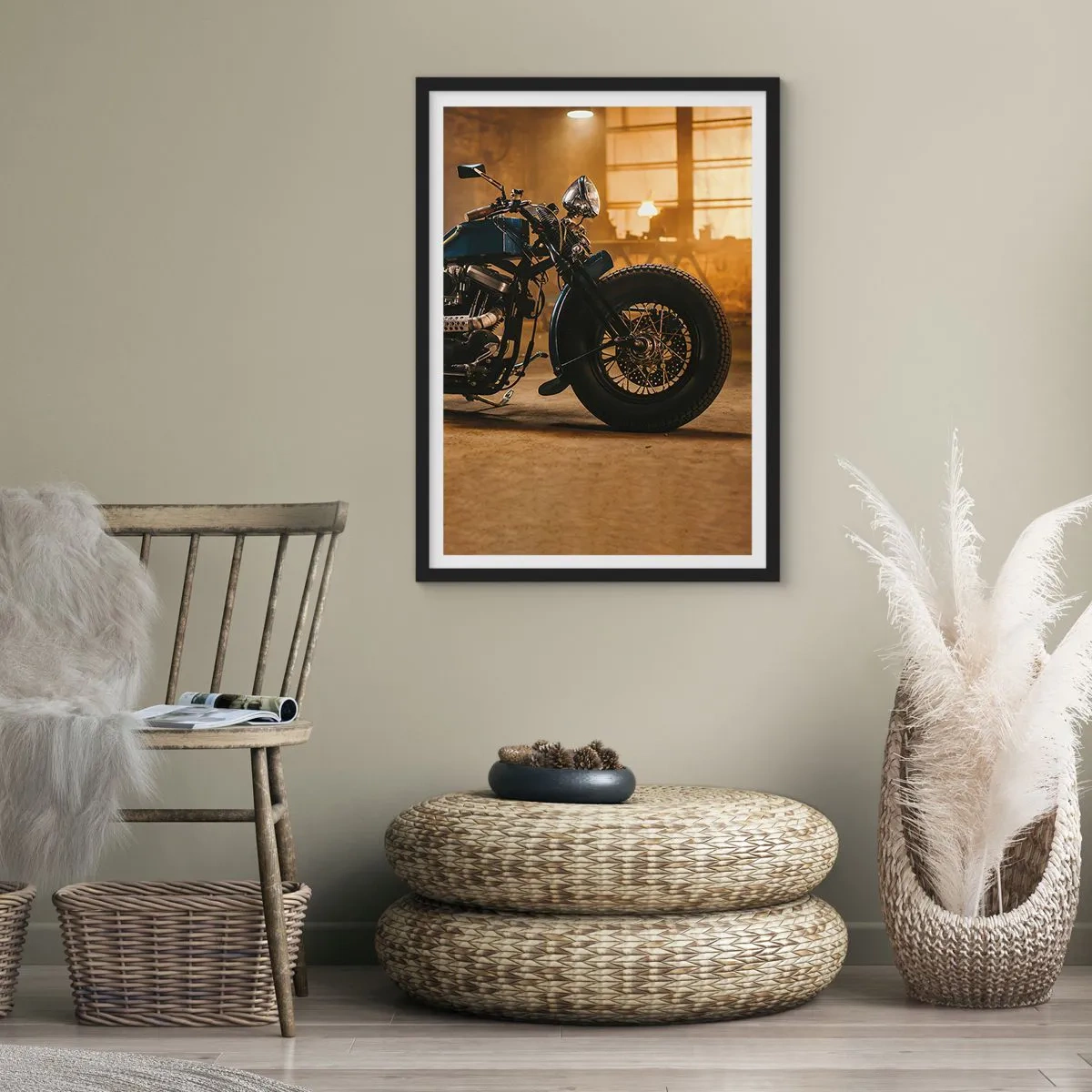 Poster in black frame - I Can Do Anything - 40x50 cm