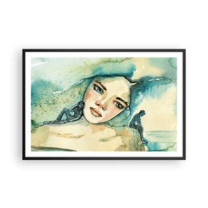 Poster in black frame - Am I Blue? - 91x61 cm