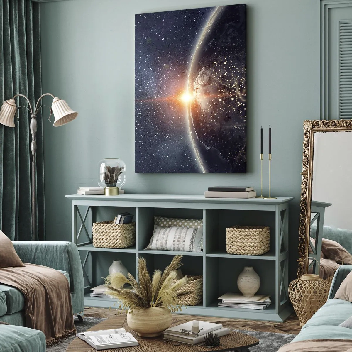 Canvas picture - In a New Perspective - 55x100 cm