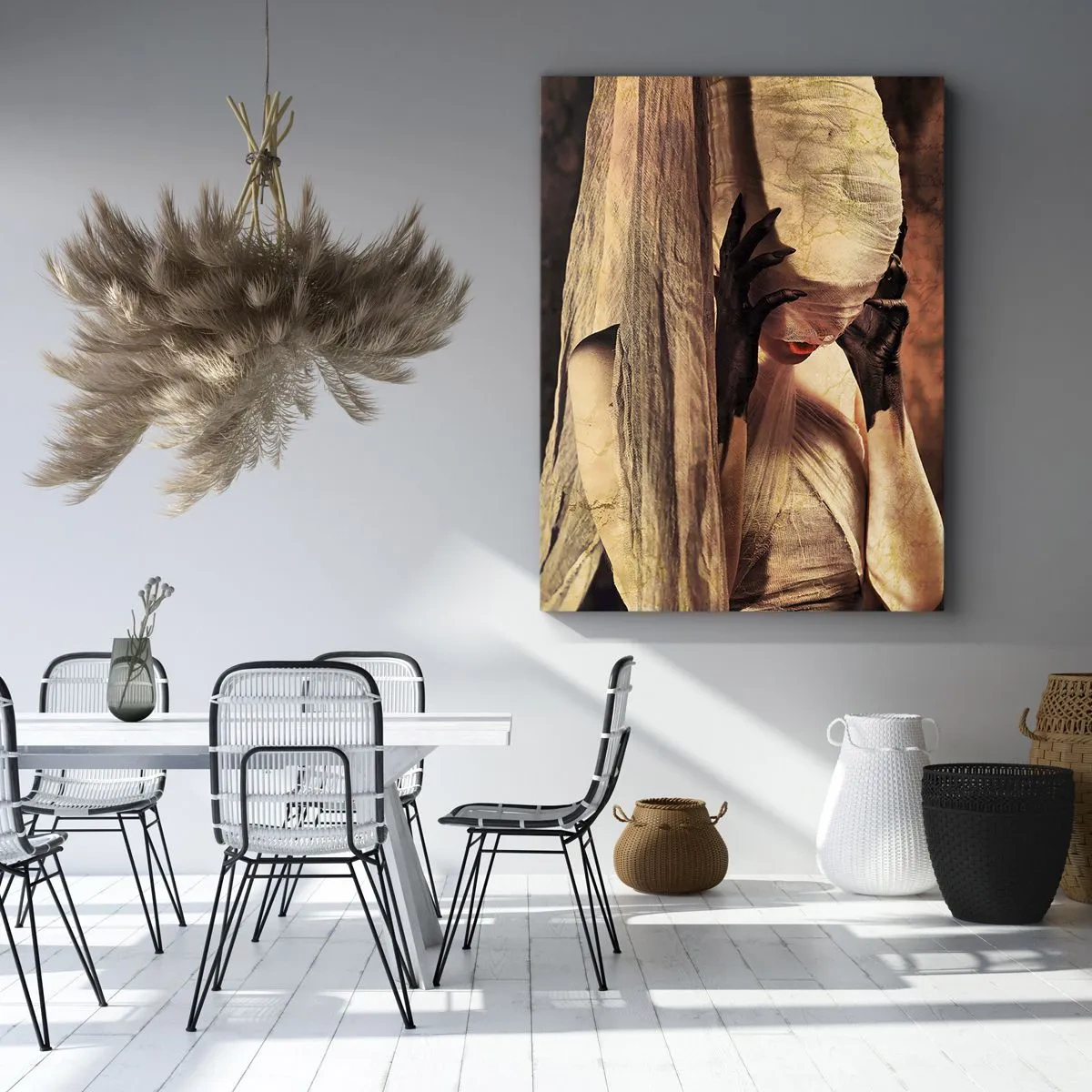 Canvas picture - Between Good and Evil - 50x70 cm