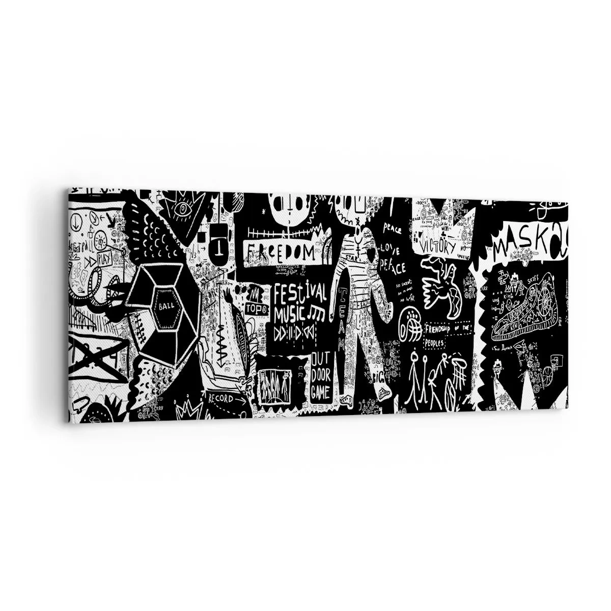 Canvas picture - Rights and Joys of Youth - 120x50 cm