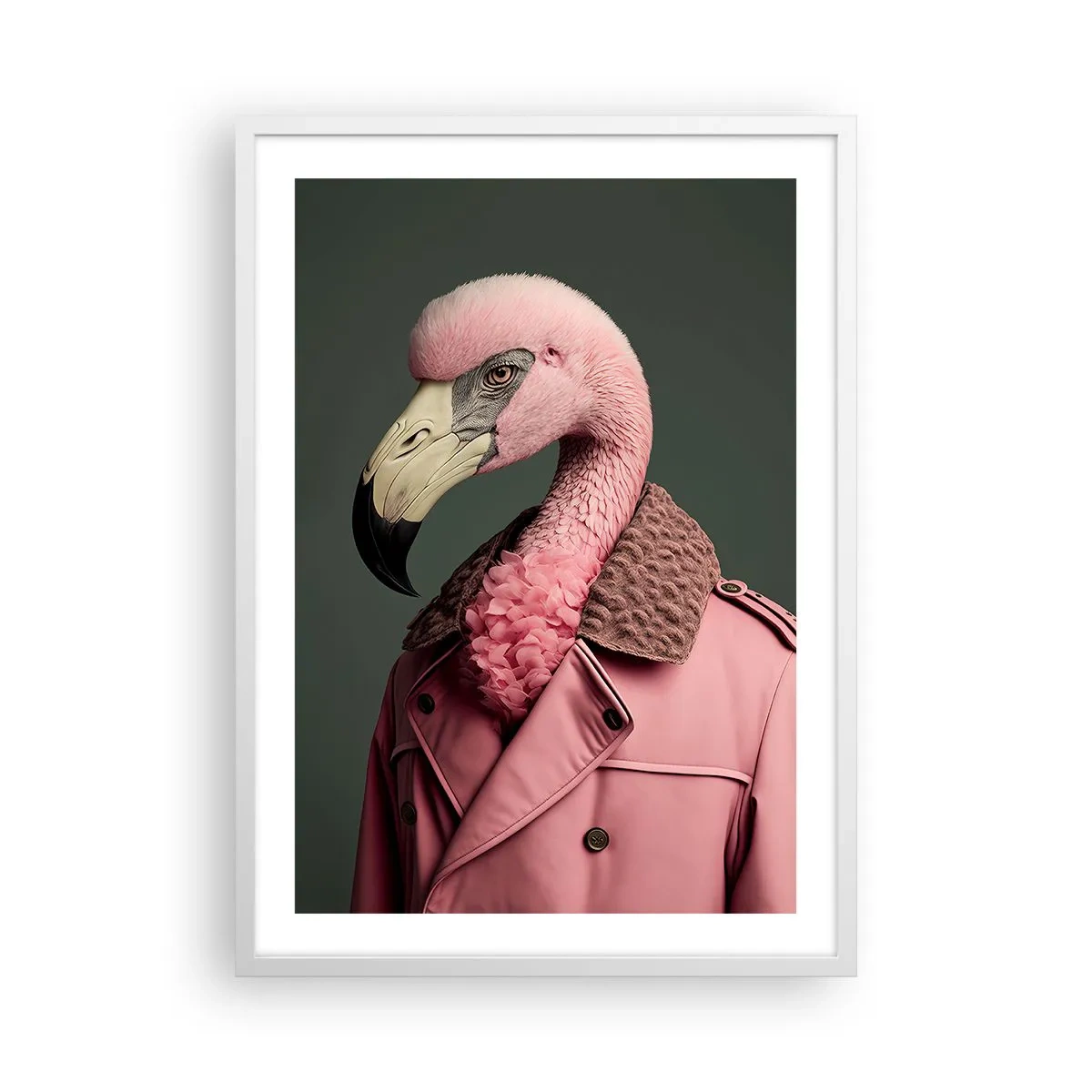 Poster in white frmae - Real Elegant - 50x70 cm