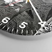 Clock face with numbers