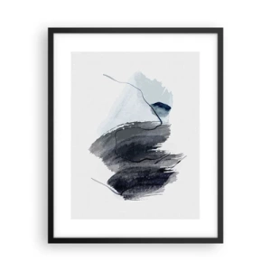 Poster in black frame - Intensity and Movement - 40x50 cm