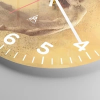 Clock face with numbers