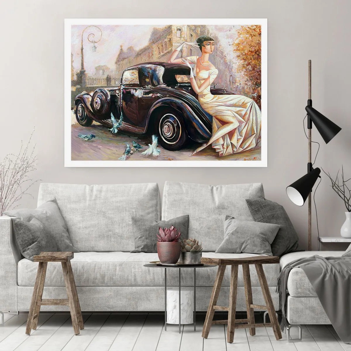 Poster - Elegance - Retro Style - 50x40 cm