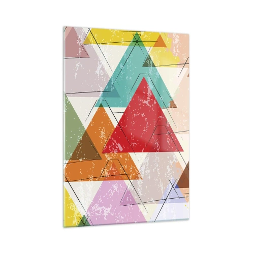 Glass picture - Three by Three - 50x70 cm