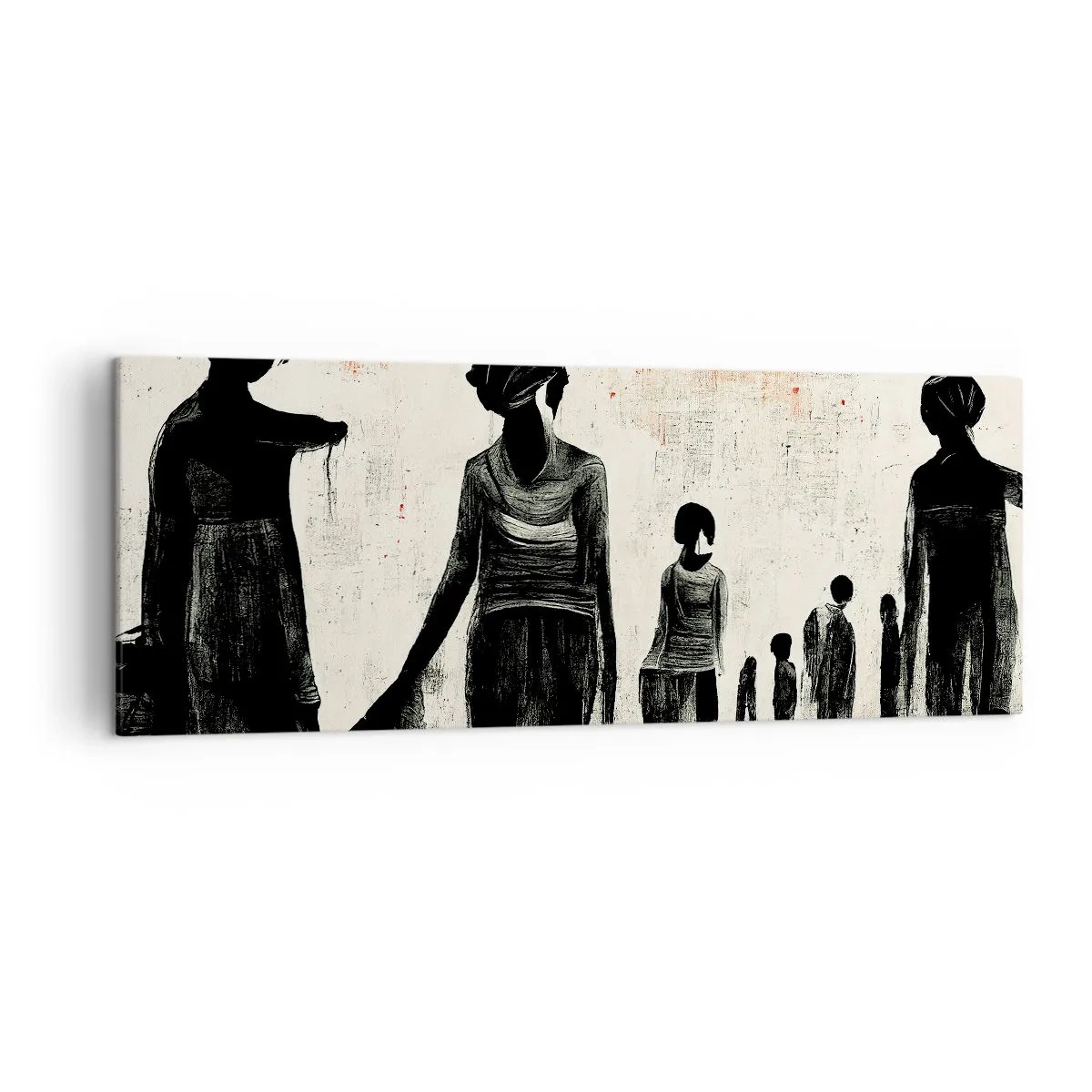 Canvas picture - Against Solitude - 140x50 cm