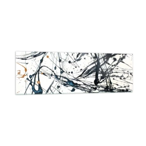 Glass picture - Expressionist Abstract - 160x50 cm