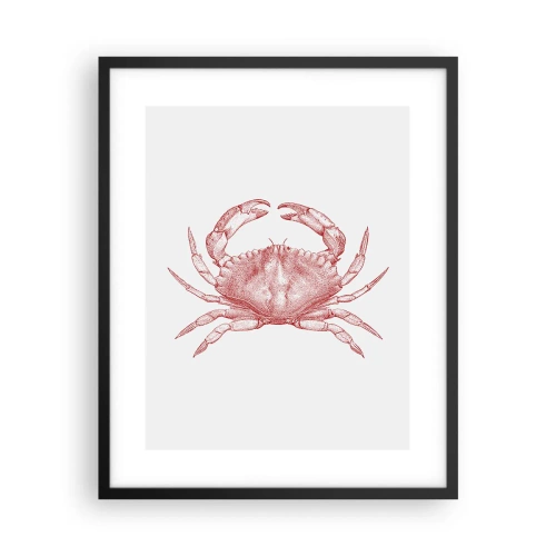 Poster in black frame - Crab Like No Other - 40x50 cm