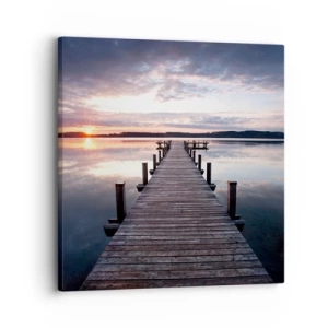 Canvas picture - Quiet Border of Night and Day - 30x30 cm