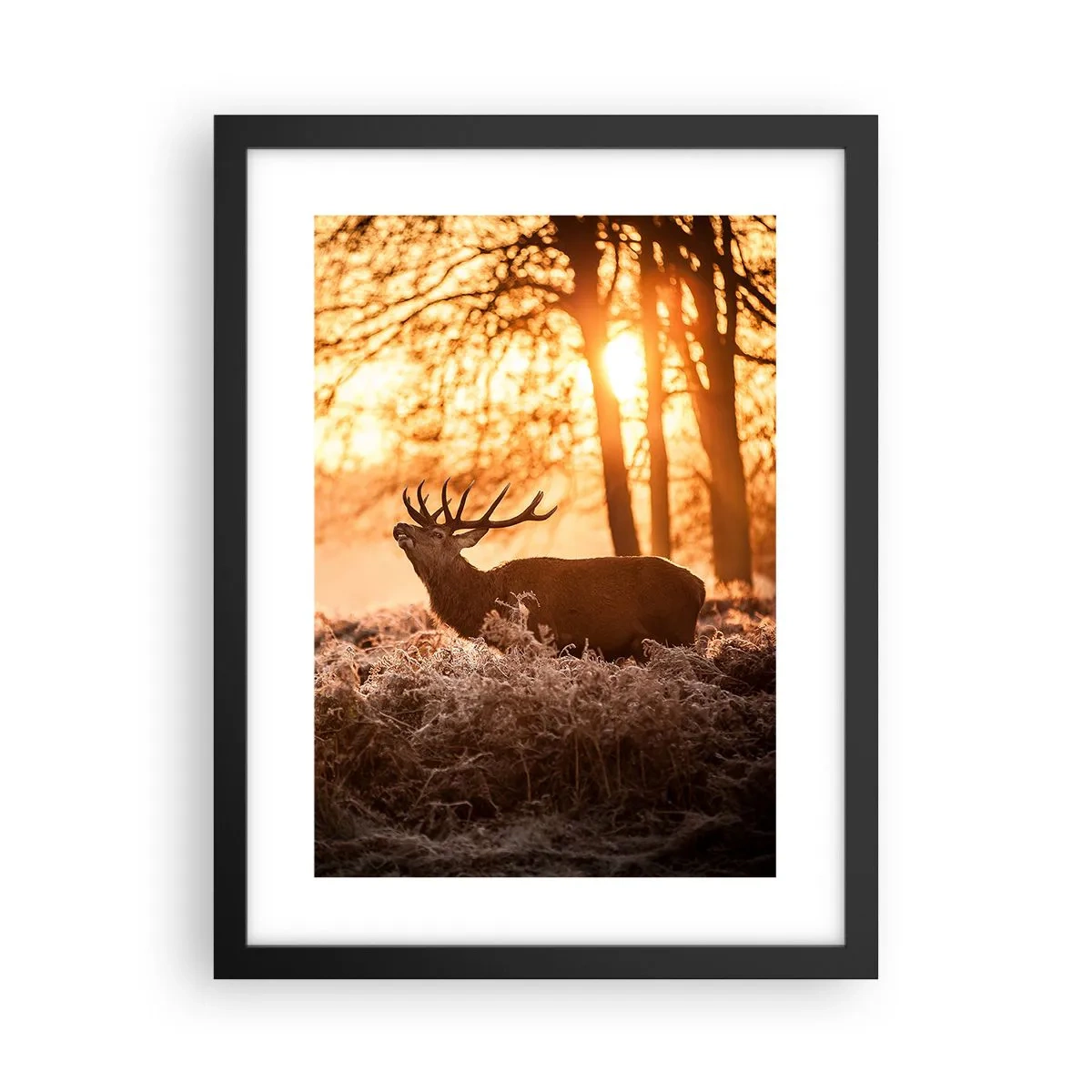 Poster in black frame - Hunter's Dream - 30x40 cm
