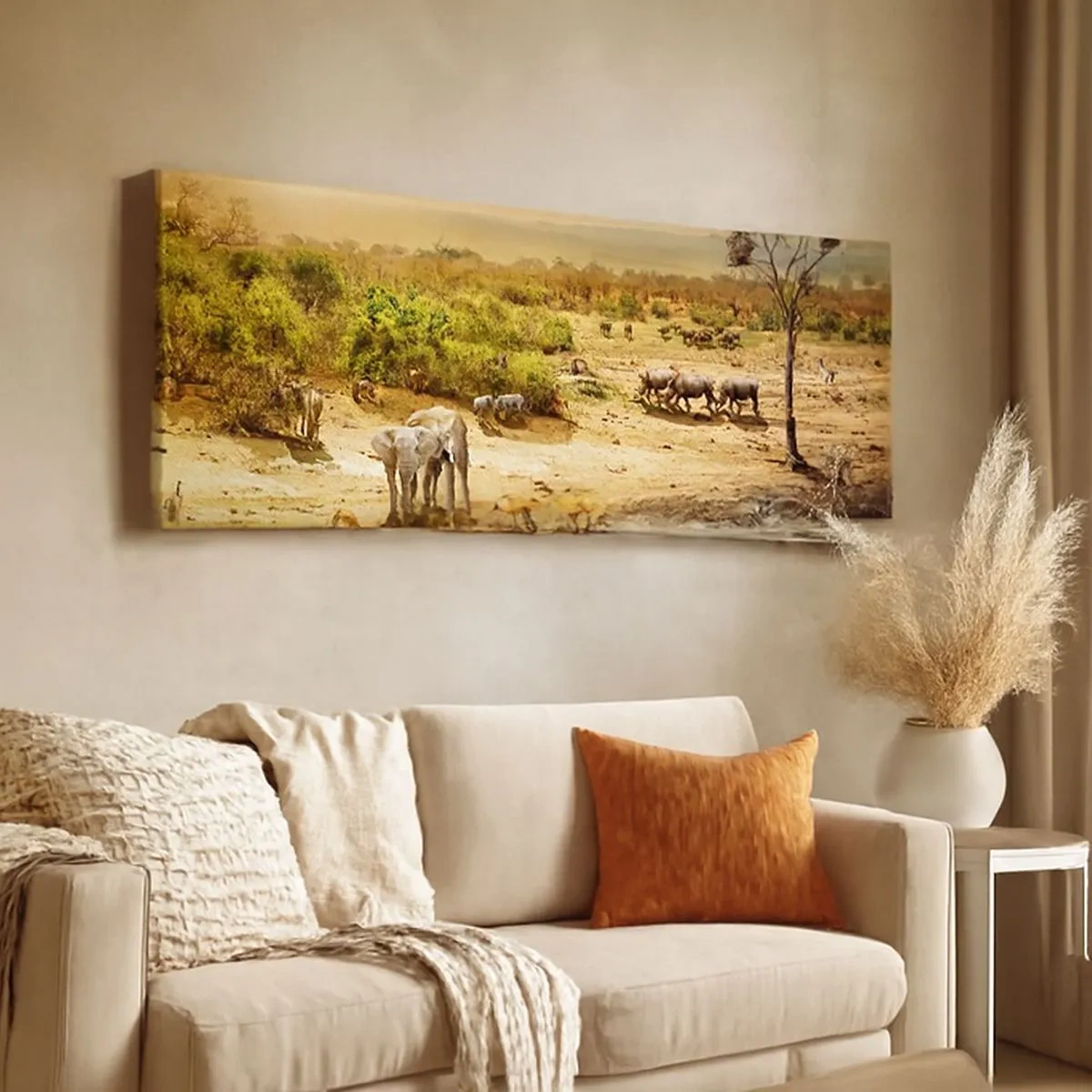 Canvas picture - There Is a River that Flows from Eden - 100x40 cm