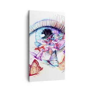 Canvas picture - Fairytale Charm of the Eyes - 45x80 cm