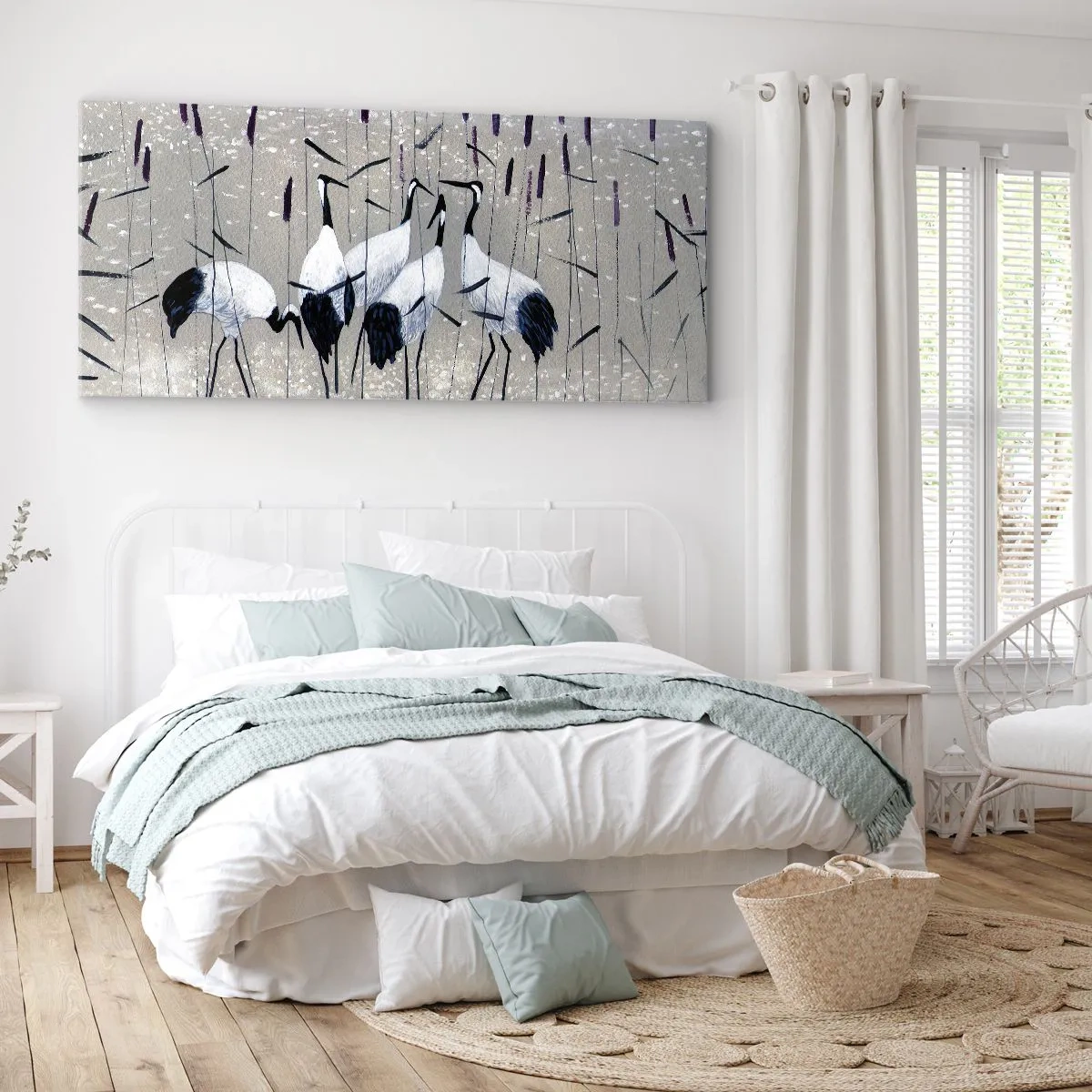 Canvas picture - Birds of Feather - 100x40 cm