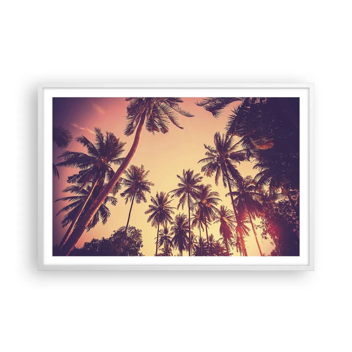 Poster in white frmae - Tropical Variation - 91x61 cm