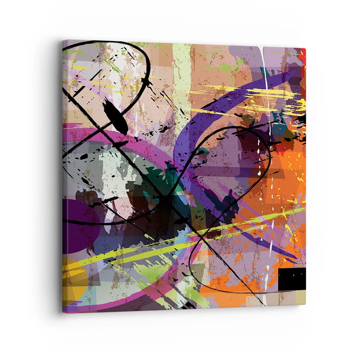 Canvas picture - Straight Ahead or Around - 30x30 cm