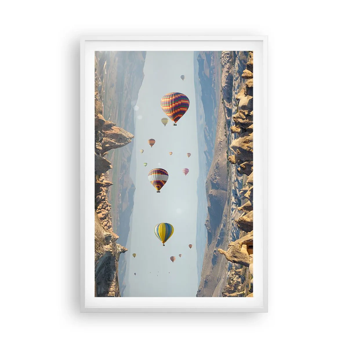 Poster in white frmae - Here Everything Is Possible - 61x91 cm