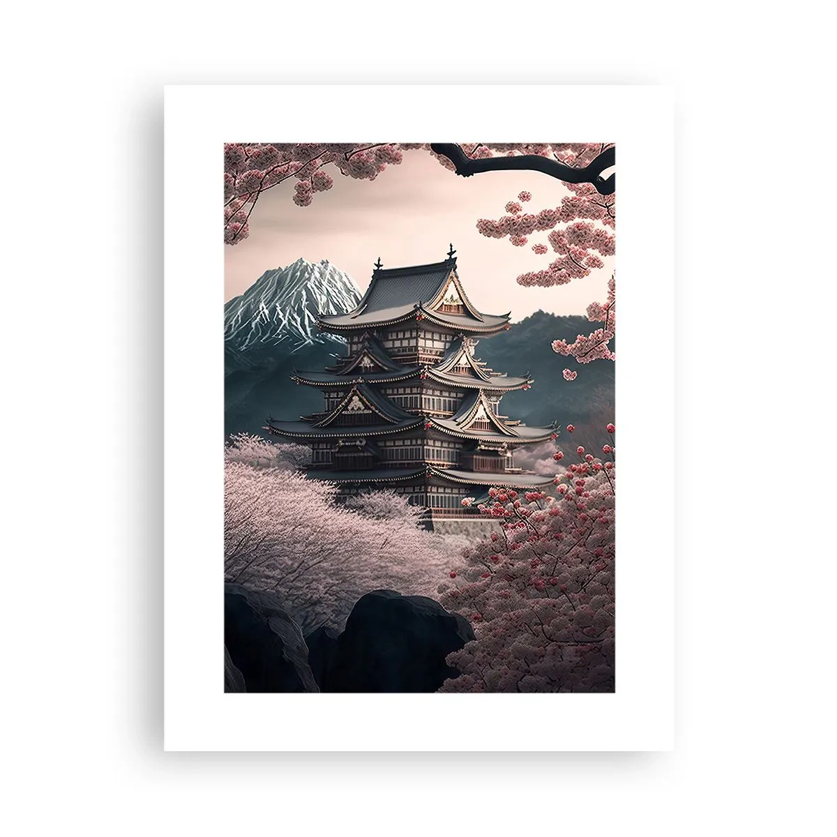 Poster - Land of Cherry Blossoms - 30x40 cm
