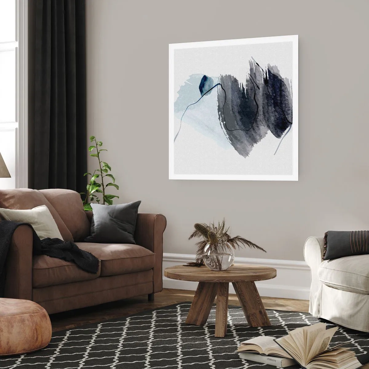 Poster - Intensity and Movement - 60x60 cm