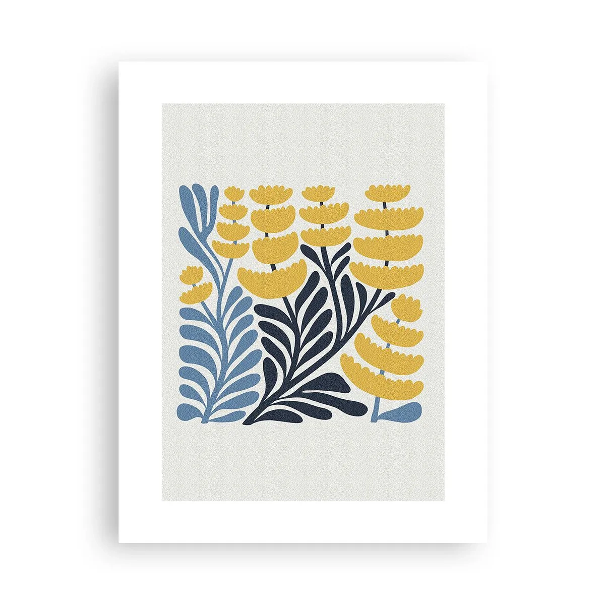 Poster - Sunny Flowerbed - 30x40 cm