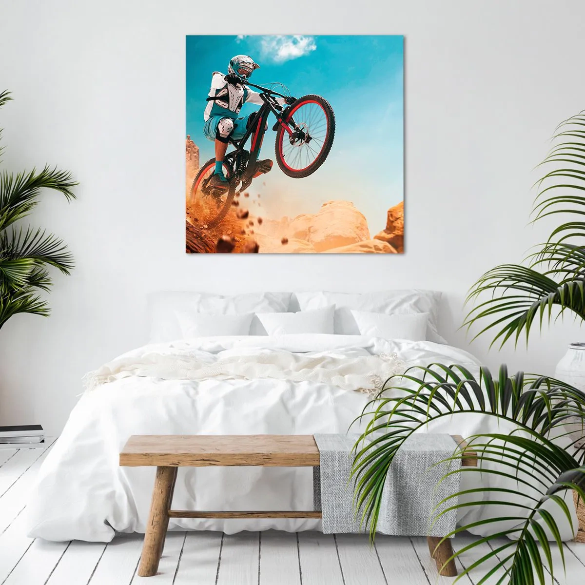 Canvas picture - Madness on Wheels - 50x50 cm