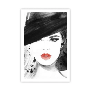 Poster - Lady in Black - 61x91 cm