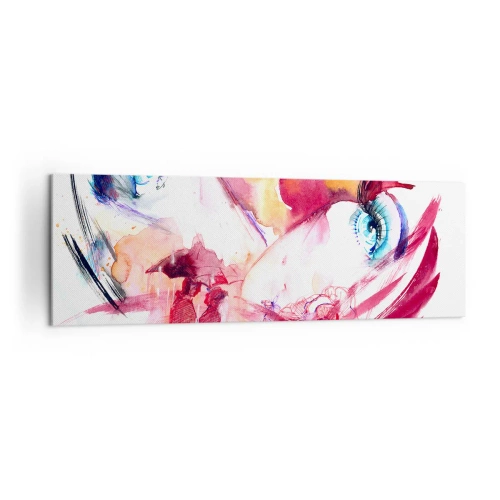 Canvas picture - In Close-up the World Is Blooming  - 160x50 cm