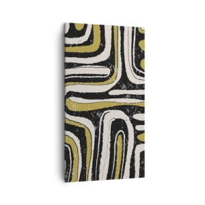 Canvas picture - Compositions: Tracks and Alleys - 45x80 cm