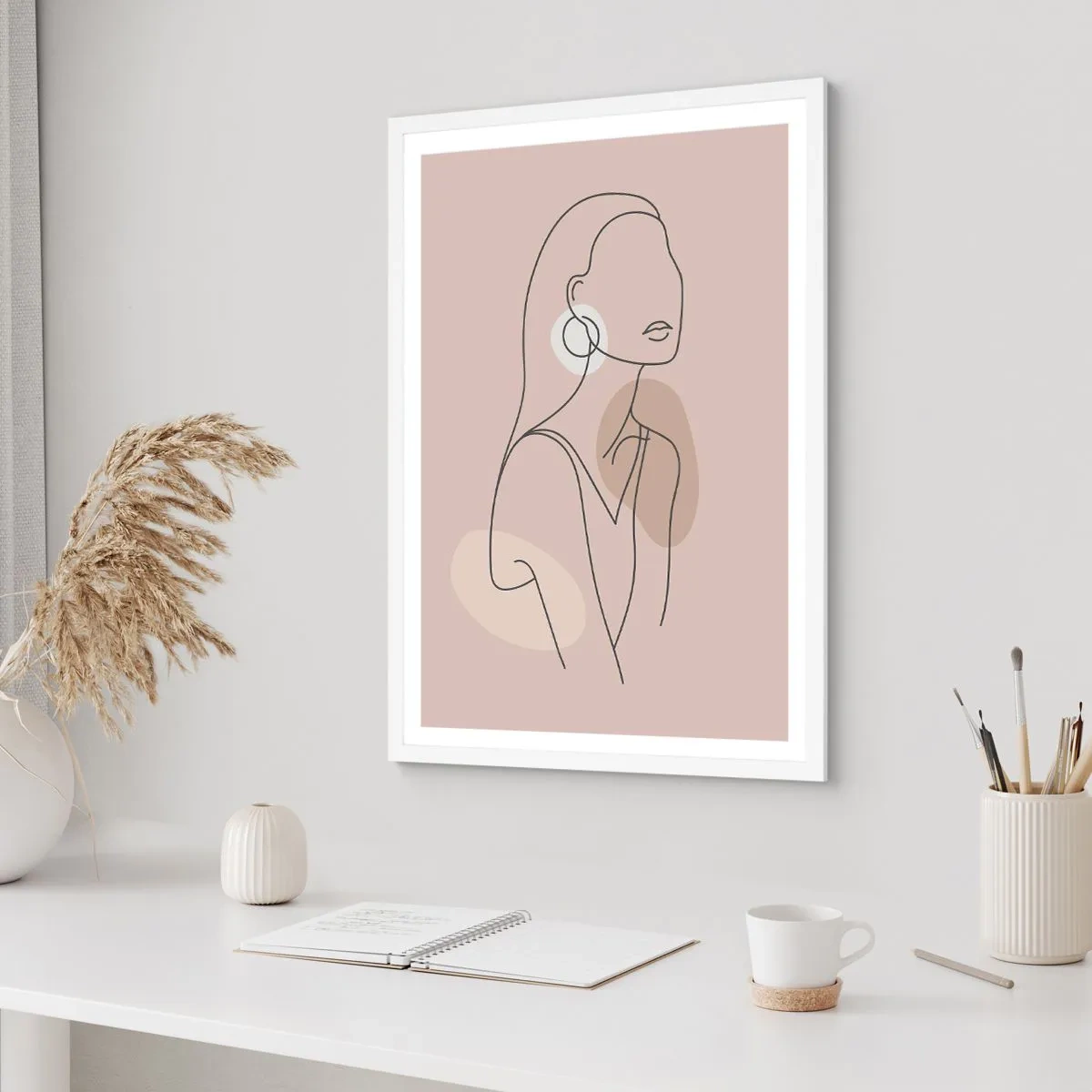 Poster in white frmae - Icon of Girlhood - 61x91 cm