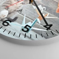 Clock face with numbers