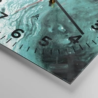 Clock face with numbers