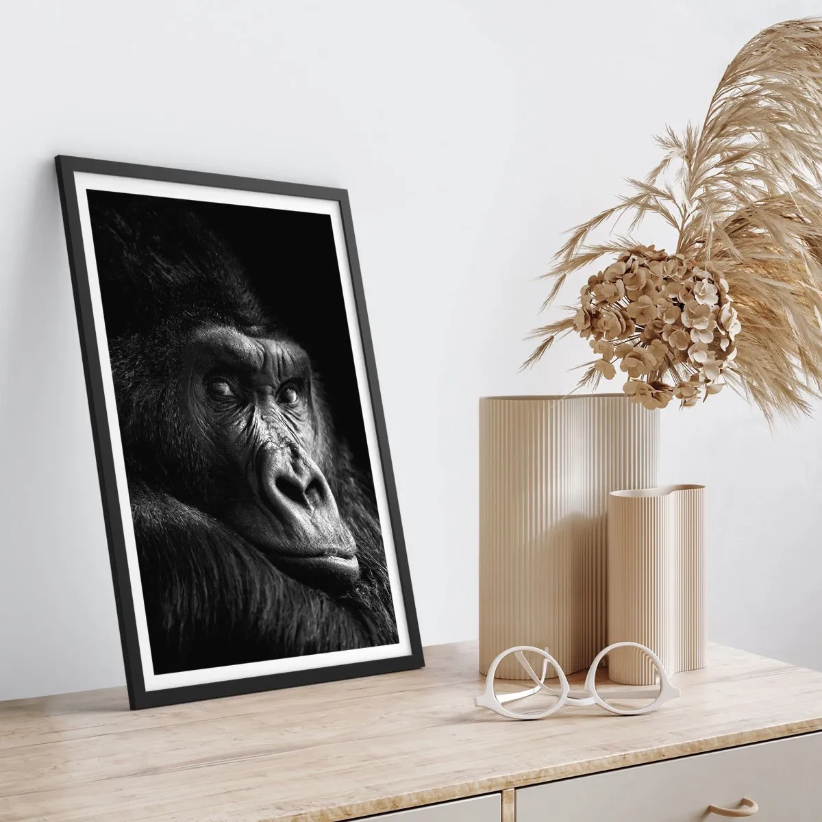 Poster in black frame - What Are You Looking At? - 40x50 cm