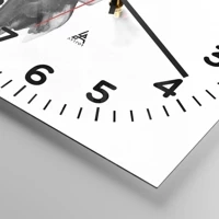 Clock face with numbers