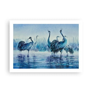 Poster - Morning Encounter - 70x50 cm