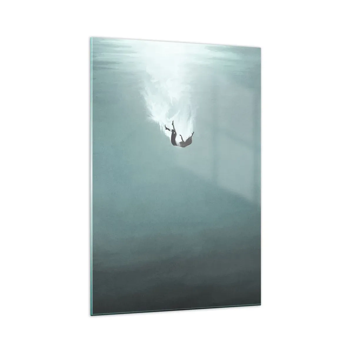 Glass picture - In the Arms of the Ocean - 70x100 cm