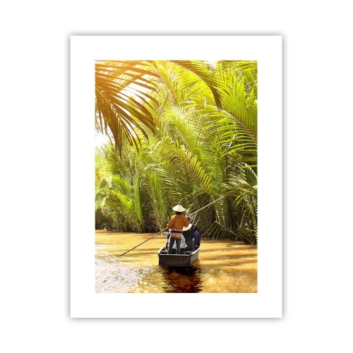 Poster - Through a Palm Ravine - 30x40 cm