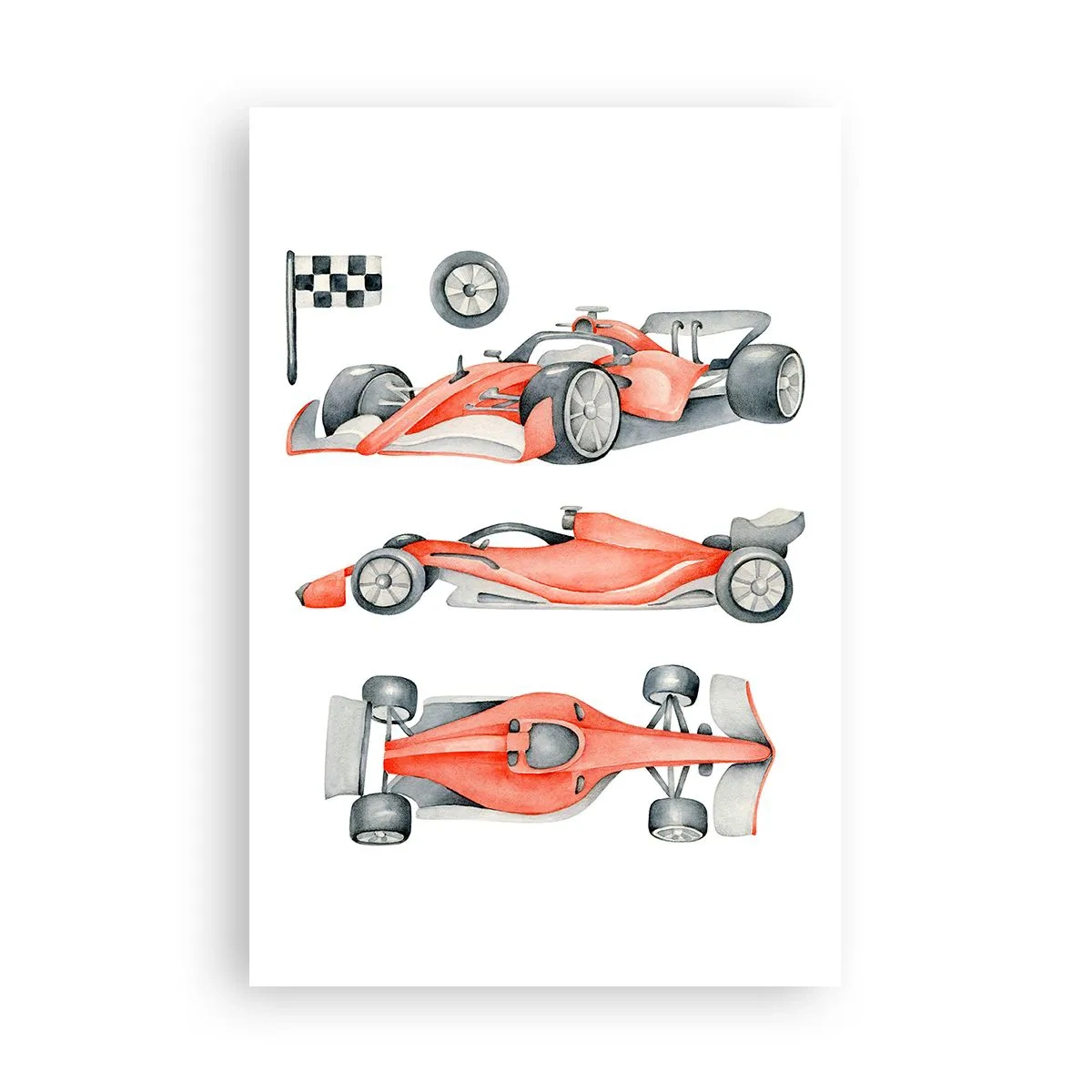 Poster - Race for the Dreams - 61x91 cm
