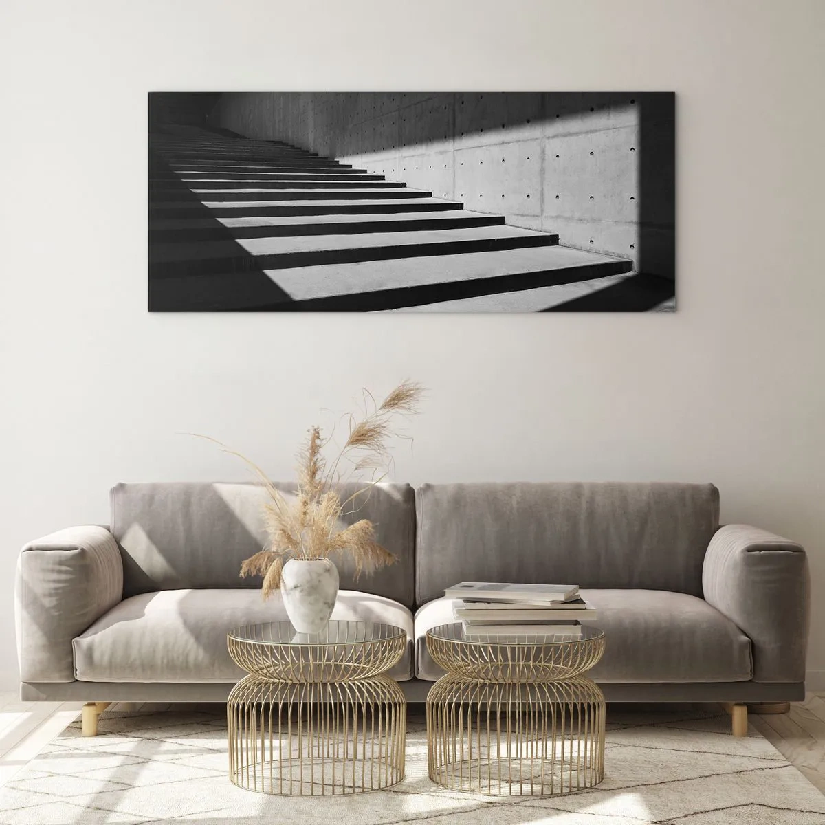 Glass picture - Raw Beauty of Modernism - 100x40 cm