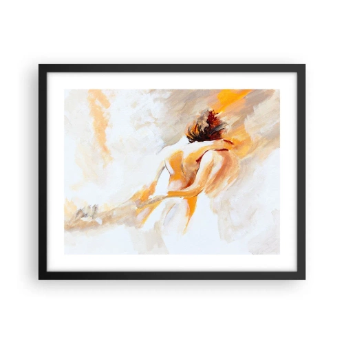 Poster in black frame - Heavenly Embrace - 50x40 cm