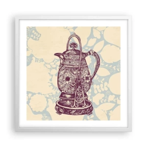 Poster in white frmae - Beauty of Ordinary Life - 50x50 cm