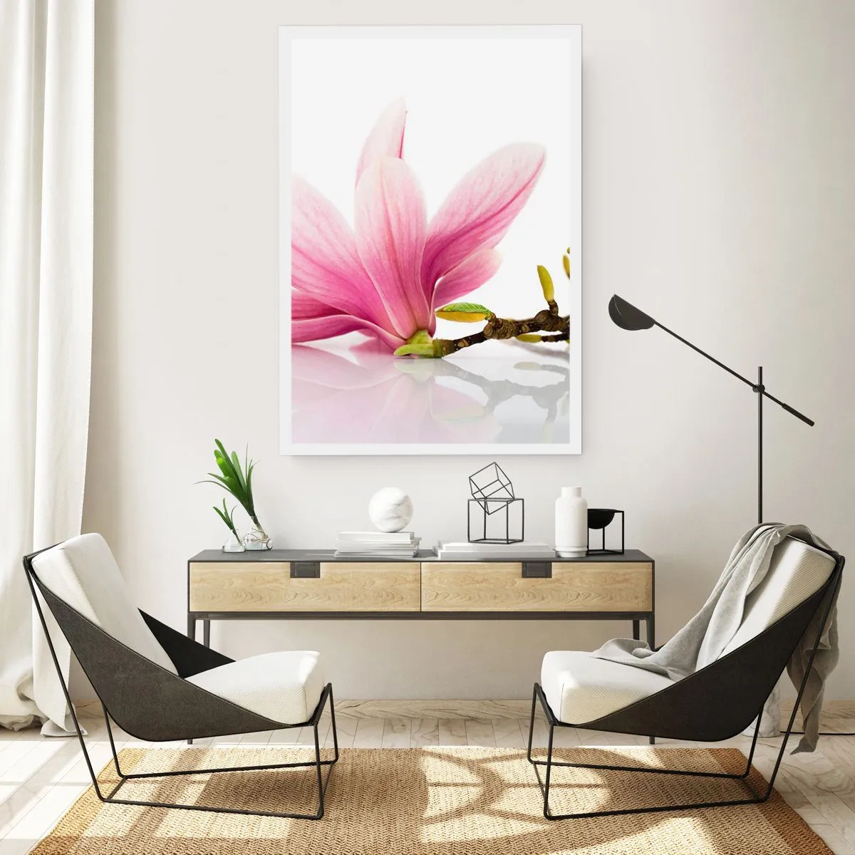 Poster - Delicate Like a Spring Breeze - 50x70 cm
